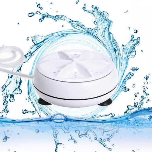 Official Bzfuture 2 in 1 American plug Portable Mini Ultrasonic Washer with USB Cable