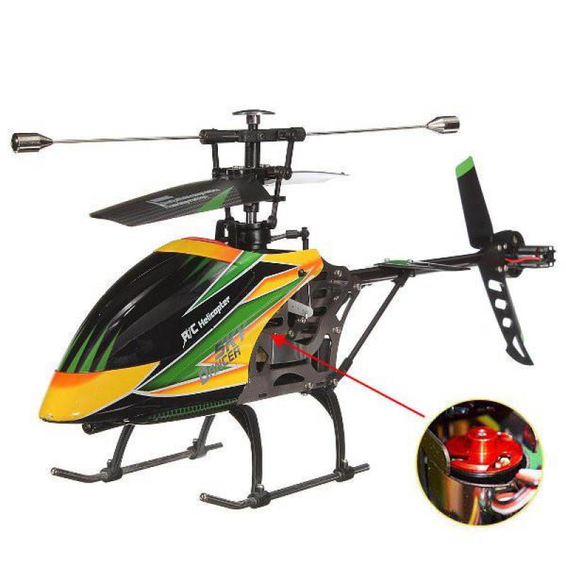 Buy WLtoys V912 4CH Brushless RC Helicopter With Gyro RTF Green at a