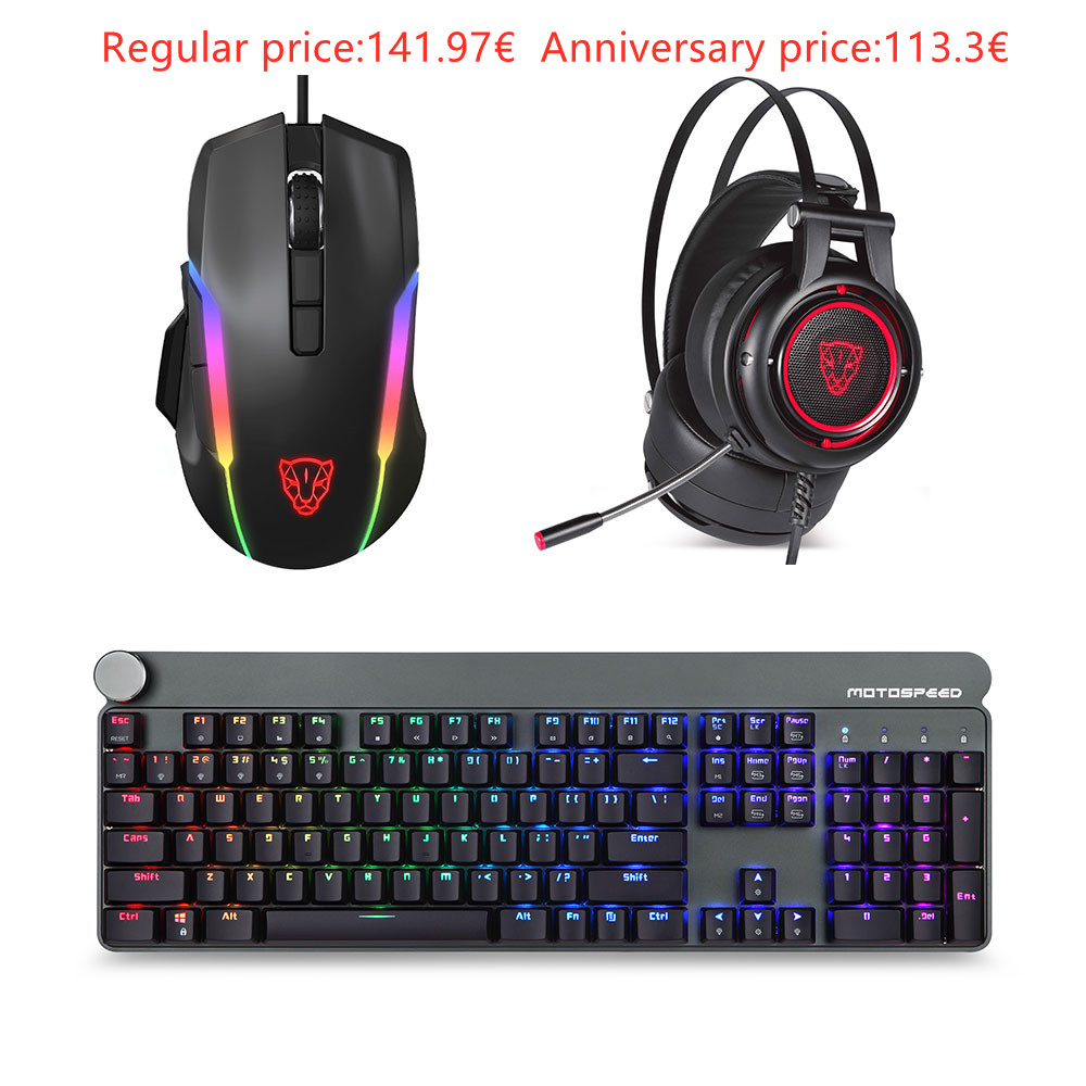 Bzfuture.com, Motospeed Esports 3-piece pack Mice Headset Keyboard(GK81 V90 H18) Motospeed Esports 3-piece pack Mice Headset Keyboard(GK81 V90 H18)