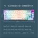 Motospeed CK69 Gaming Mechanical Keyboard Wired 67 keys RGB Backlight Full-Key Hot Swap PBT Keycap Gateron Red Switch