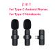 Wireless Lavalier Microphone Portable Audio Video Recording Mini Mic