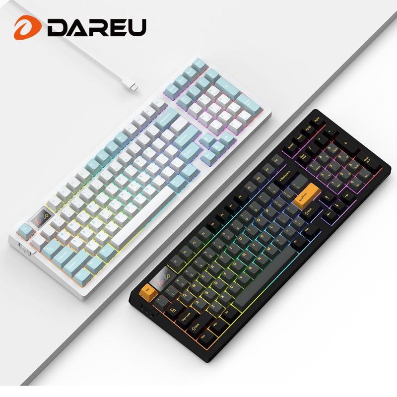 DAREU A98 Pro RGB Mechanical Wireless Keyboard TFT Display Hotswap Tri-mode