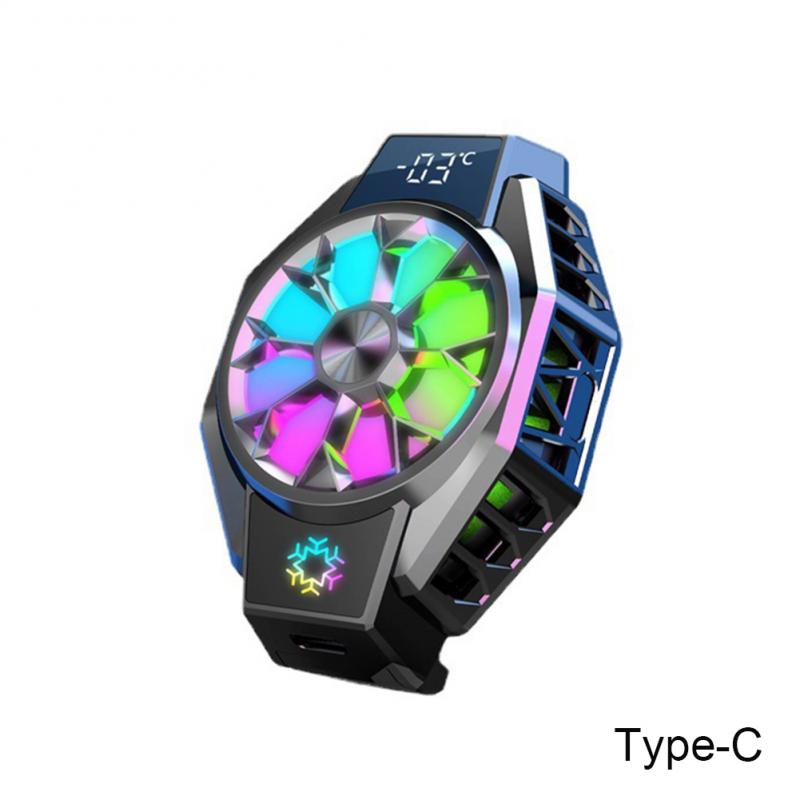 Bzfuture mobile Phone Radiator Semiconductor Digital Display Wireless Charging Water Cooling Eat Chicken Live Vibration Mute Back Clip Cooling Artifact