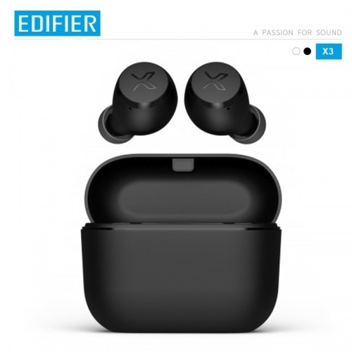 EDIFIER X3 TWS Earphone Bluetooth 5.0 Voice Assistant Touch Control Up To 24hrs Playback IP55 Dust and Water Resistance