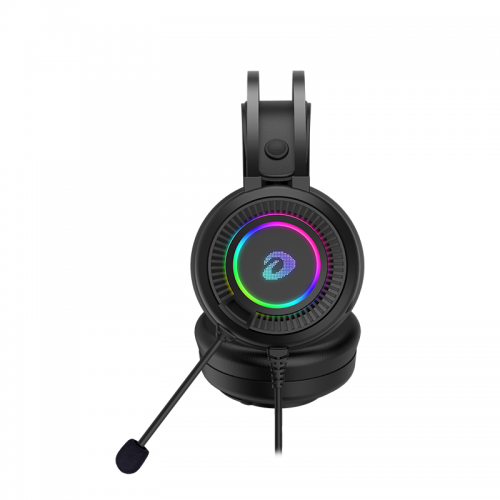 Official DAREU EH416 USB Gaming Headset with Microphone RGB Light 7.1 Surround Sound Noise Canceling Mic for PC Mac Laptop
