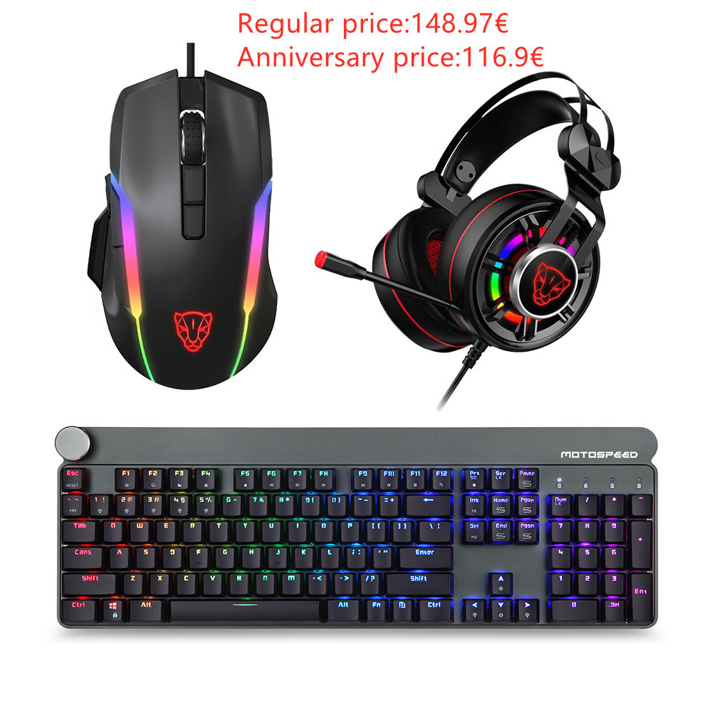 Bzfuture.com, Motospeed Esports 3-piece pack Mice Headset Keyboard(GK81 V90 G919) Motospeed Esports 3-piece pack Mice Headset Keyboard(GK81 V90 G919)