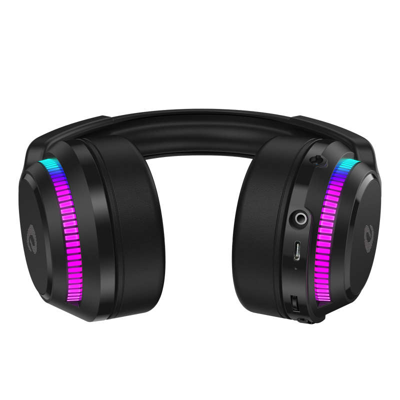 Dareu A710 5.8G Wireless Type-c 3.5mm Trimode Gaming Headset with RGB Backlit Detachable Mic Noise Cancellation
