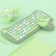AJAZZ A3060 Portable Wireless Keyboard and Mouse 2.4G USB Computer Keyboard Girls Cute Keyboard Set for Tablet Keyboard Children