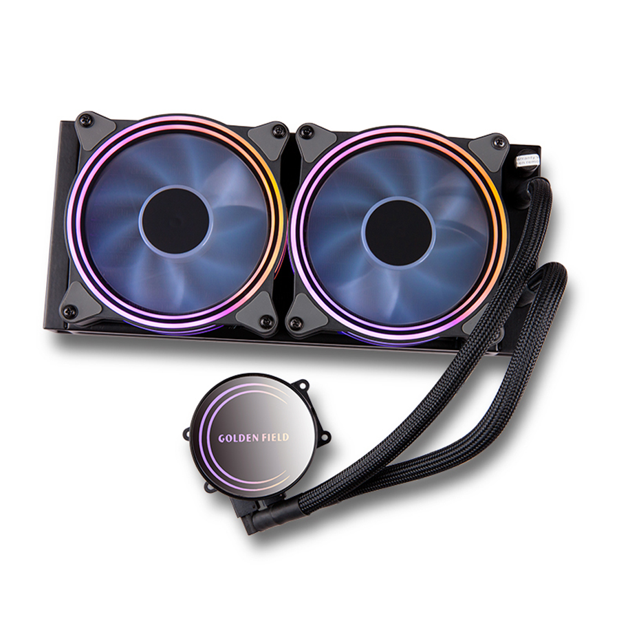 Bzfuture.com, GOLDEN FIELD ICE Series Advanced RGB Lighting Liquid CPU Cooler for Intel AMD Socket CPU Cooling GOLDEN FIELD ICE Series Advanced RGB Lighting Liquid CPU Cooler for Intel AMD Socket CPU Cooling