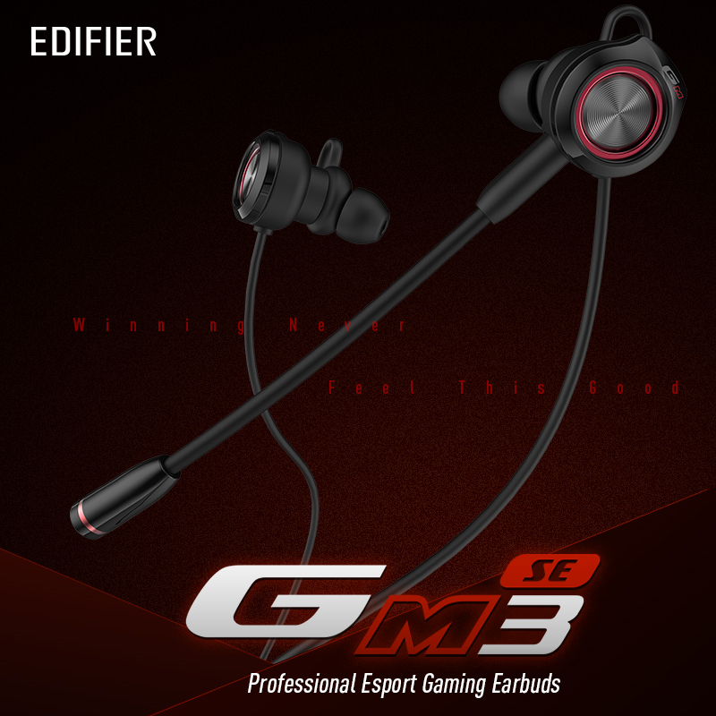 Bzfuture.com, EDIFIER GM3SE gaming headset Dual mics Dual moving coils Precise Acoustic Positioning Arc shaped earwings earphone EDIFIER GM3SE gaming headset Dual mics Dual moving coils Precise Acoustic Positioning Arc shaped earwings earphone