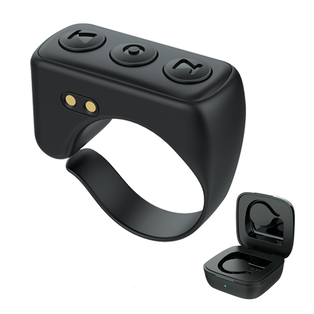 Bzfuture.com, Wireless Bluetooth Ring Remote Control Phone Selfie Video Controller Fingertip Page for iPhone Android Selfie Button Controller Wireless Bluetooth Ring Remote Control Phone Selfie Video Controller Fingertip Page for iPhone Android Selfie Button Controller