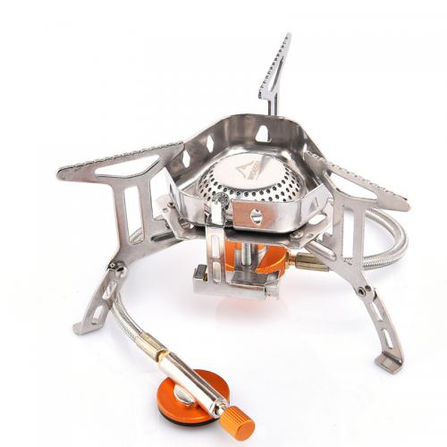 Official Bzfuture Camping Gas Stove Split Windbreak Picnic Card Stove Outdoor Stove