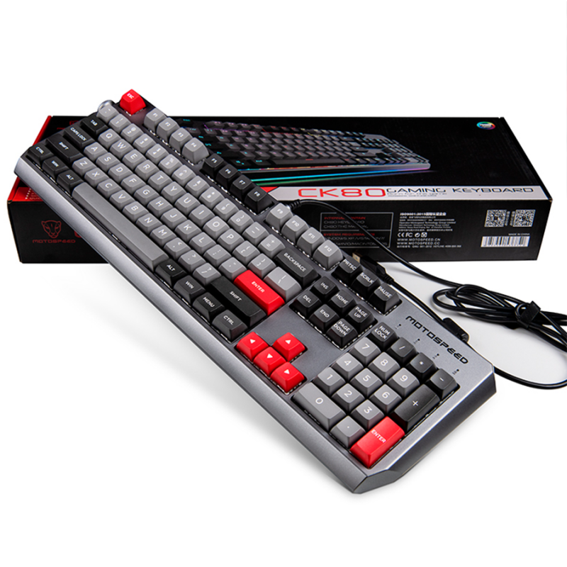 Buy esports gaming keyboard,MOTOSPEED CK80 Wired Mechanical Gaming ...