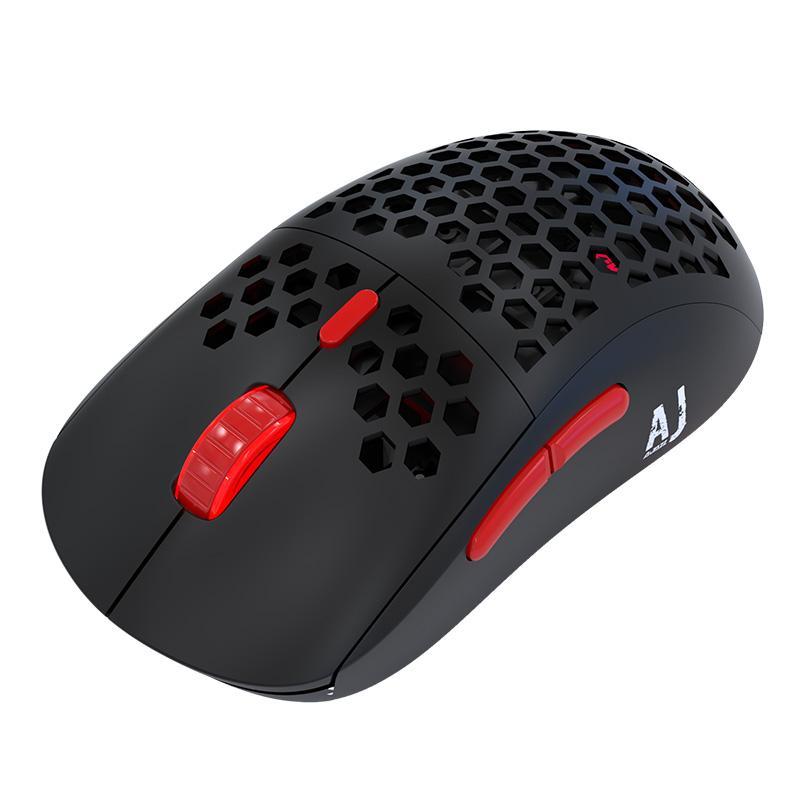 AJAZZ I380Pro Wirless Gaming Mouse 10000DPI PMW3325 Sensor Dual Mode Mouse Rechargeable Honeycomb Portable USB Mice for Laptop