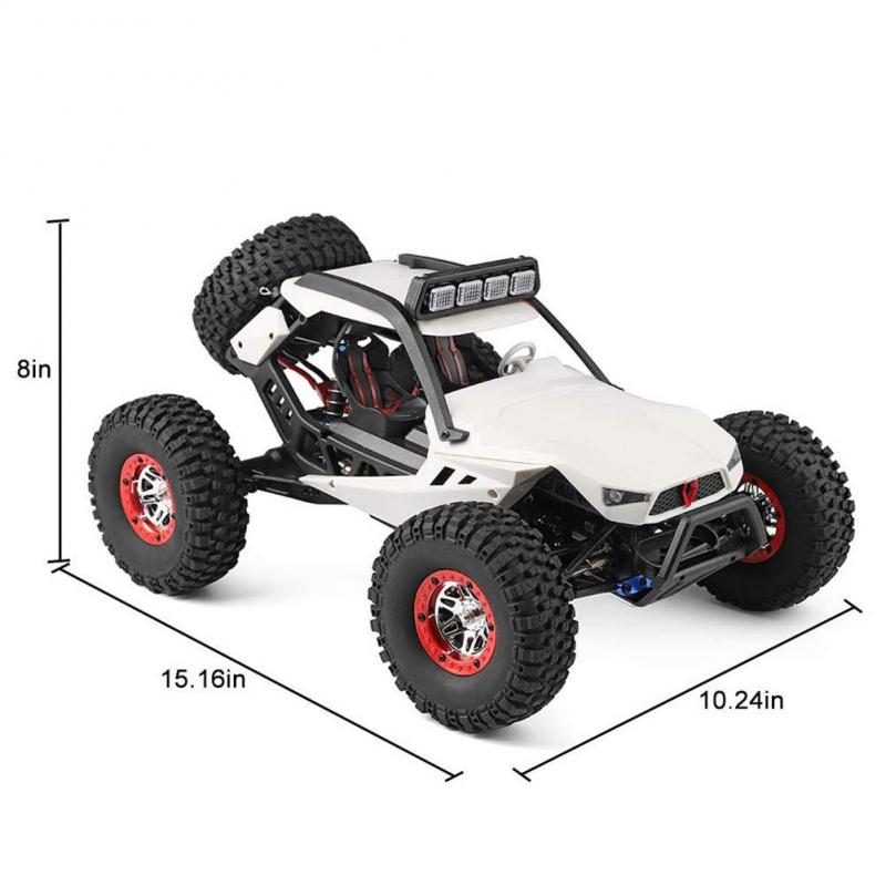Wltoys 12429 1/12 2.4G 4WD High Speed 40km/h Off Road On Road RC Car With Head Light