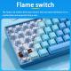 Dareu A84 Ice Blue Tri-mode Connection 100% Hotswap RGB LED Backlit Mechanical Gaming Keyboard SKY V3 Switch