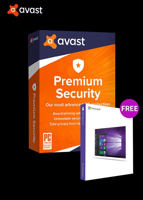Avast Premium Security 1 PC 1 Year Key Global(windows 10 pro oem free)