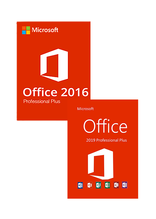 Official Office 16 Professional Plus + Office 19 Professional Plus CD Key Pack