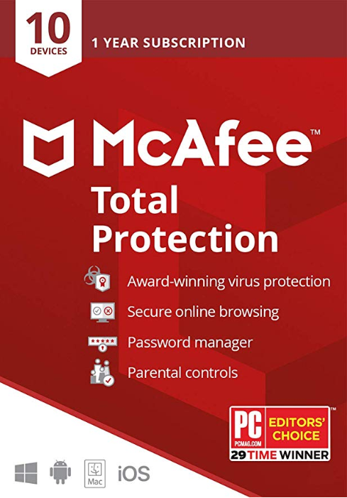Bzfuture.com, Mcafee Total Protection 10 Devices 1 Year Global Mcafee Total Protection 10 Devices 1 Year Global