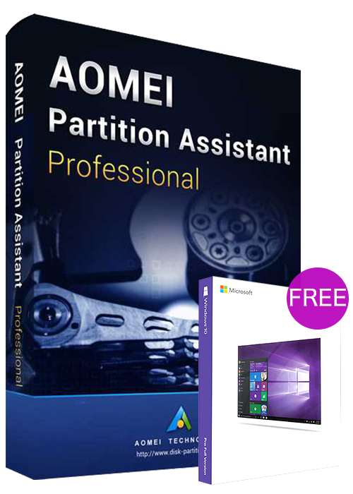 AOMEI Partition Assistant Professional 8.8 Edition Key Global(windows 10 pro oem free)